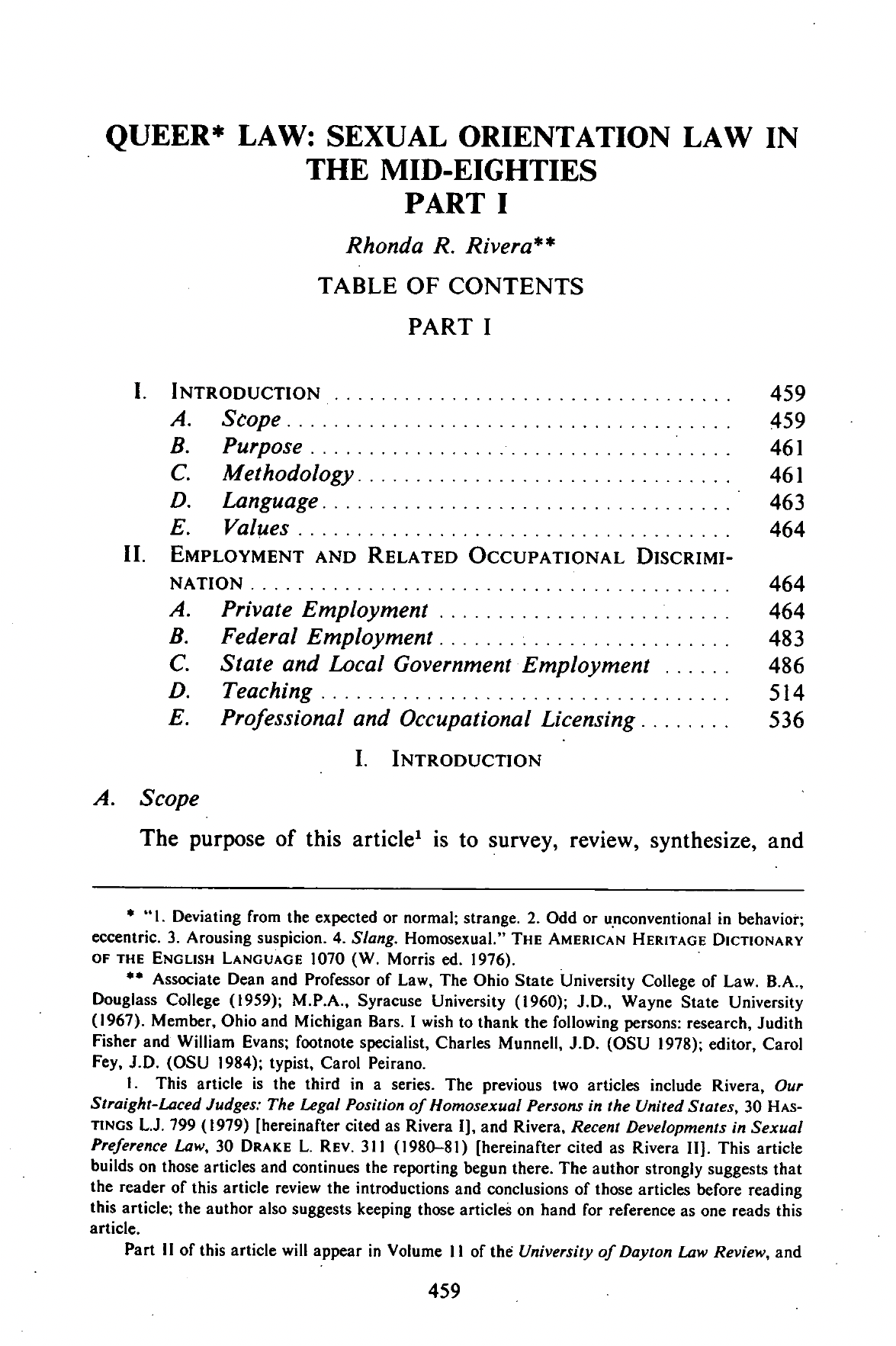 PDF scan of the title page of a journal article