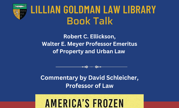 Poster for the book talk: America's Frozen Neighborhoods