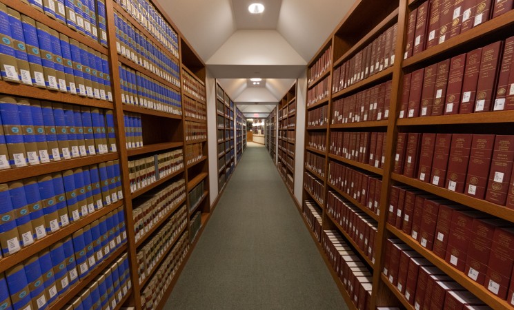 Corridor with Book Stacks