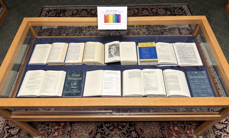 Law Library Book display