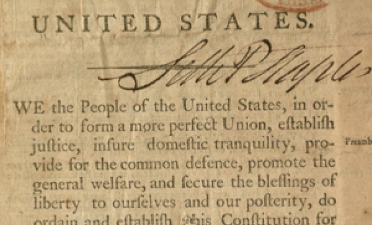 The Constitution of The United States. For the Use of Schools and  Academies. - Raptis Rare Books