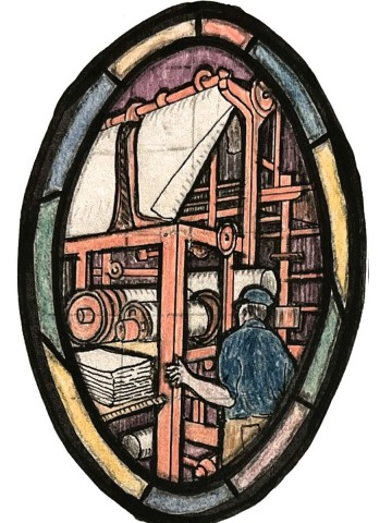 Stained Glass Printing Press