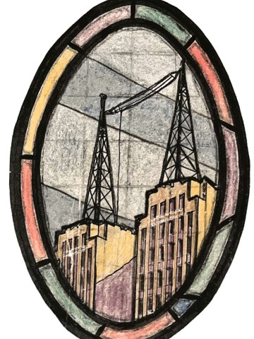 Radio Tower Drawing