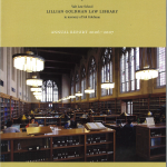 Cover image of the 2006-2007 annual report with an image of the reading room.