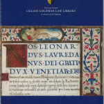 Cover image of the 2018-2019 annual report with an image an illustrated manuscript.