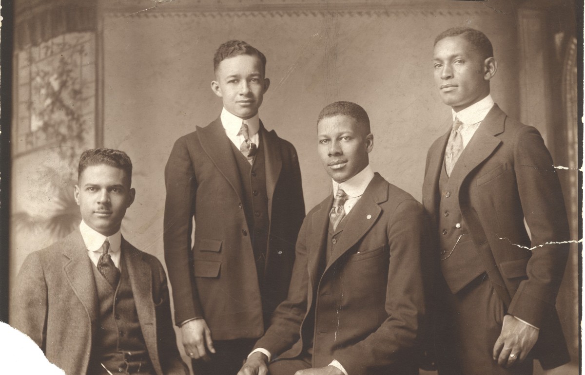 Photograph of Jasper Alston Atkins, Charles A. Chandler, Mifflin Gibbs, Leroy Pierce.