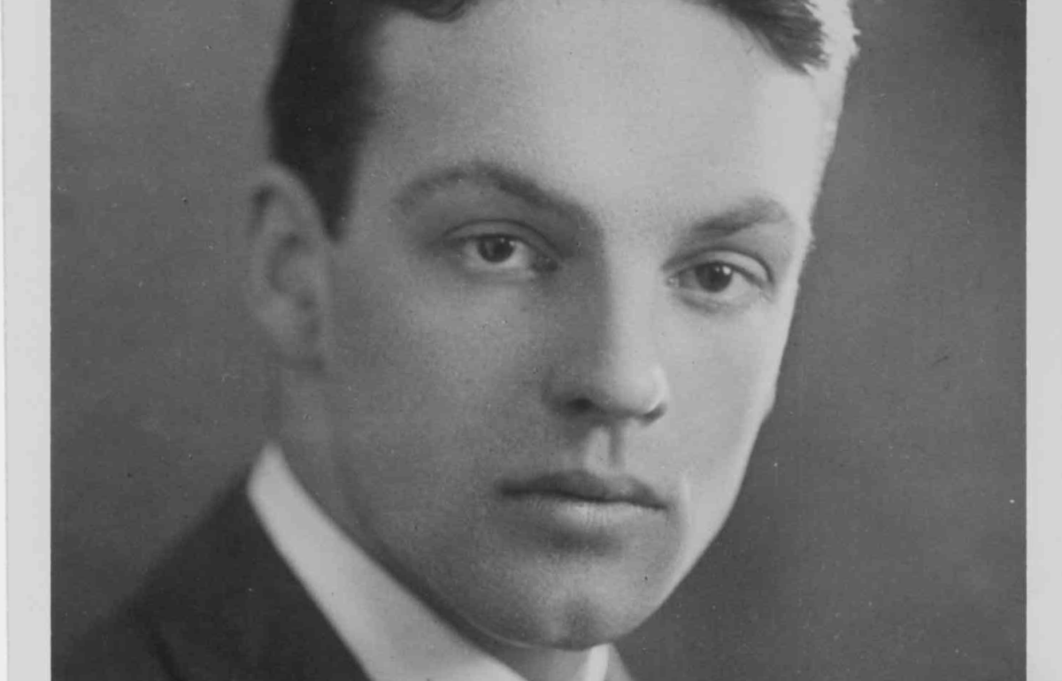 Black and white photography of a young man