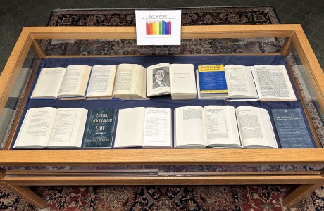 Law Library Book display
