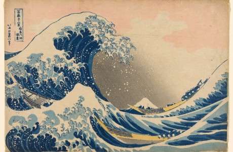 Under the Wave off Kanagawa (Kanagawa oki nami ura), also known as The Great Wave, from the series “Thirty-Six Views of Mount Fuji (Fugaku sanjurokkei)”Date: 1830/33  Artist: Katsushika Hokusai 葛飾 北斎 Japanese, 1760-1849