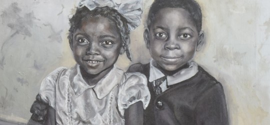 Detail, Ashlynn Smith, Initial Study for Twins on the Bench