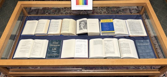 Law Library Book display